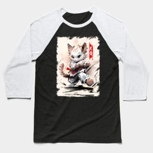 Karate cute tiger Baseball T-Shirt